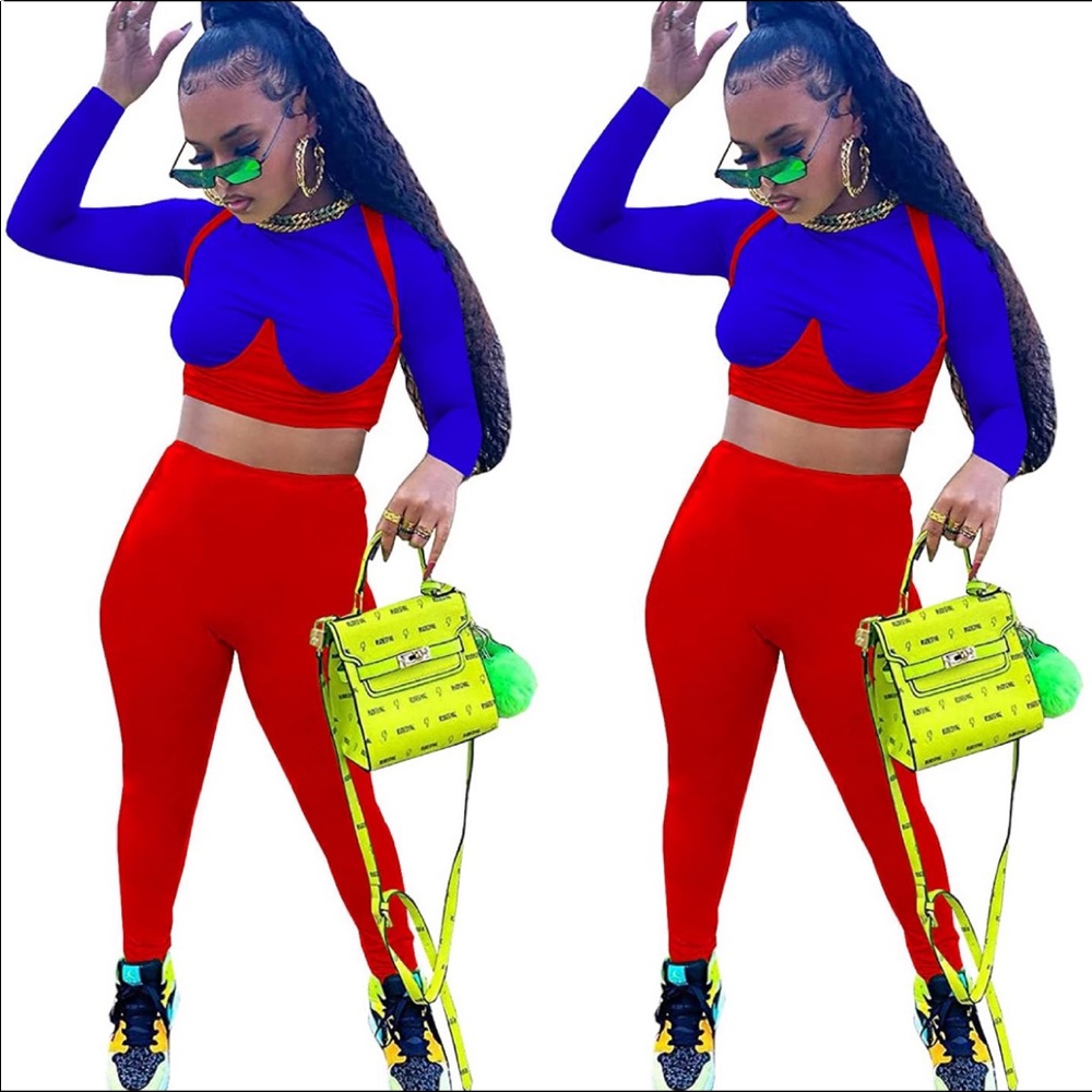 Womens Sexy Bodycon Two Pieces Outfit